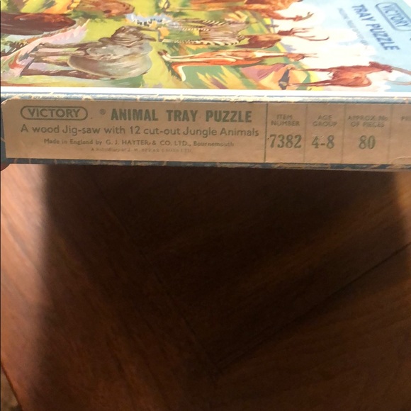 VINTAGE Victory Wood Educational Children Puzzle - Picture 9 of 9